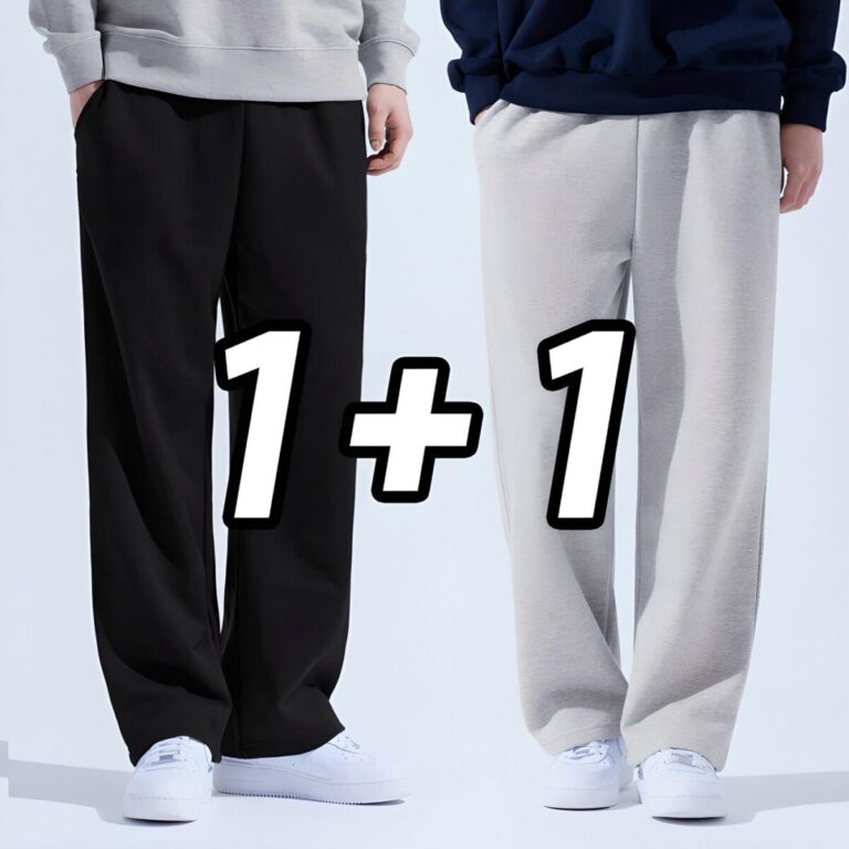 오늘픽 2장 세트 기모 트레이닝 스트레이트 일자 팬츠 (SCC5465PT) 구매 후기!