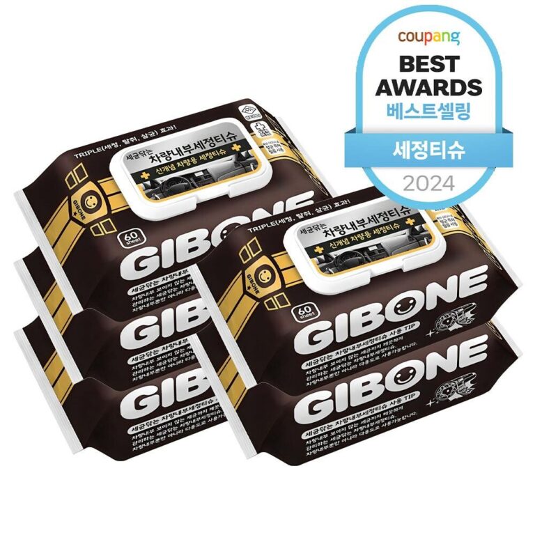 기본에 세균닦는 차량내부 세정티슈, 60개, 5개 추천 후기확인!!