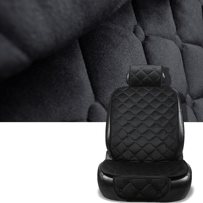 지엠지모터스 자동차 시트커버 차량용 극세사 겨울시트 앞좌석 락킵, 블랙큐브, 2개 추천 후기확인!!