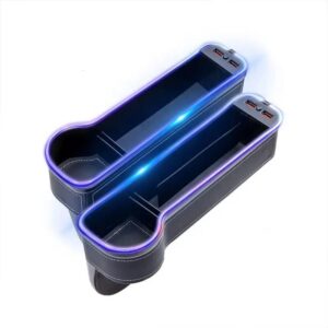 클리커스 차량용 멀티 틈새 수납 컵홀더형 QC3.0 USB 충전 사이드 포켓 CK-K400, 블랙(운전석+보조석…, 2개 추천 후기확인!!
