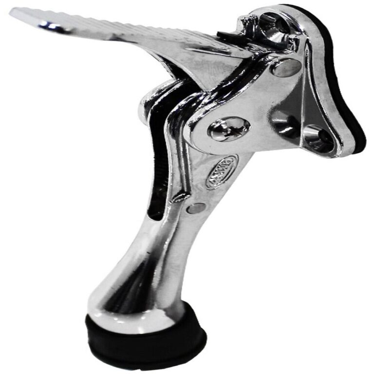 [추천 상품] 리빙이프 페달식 크롬 고급형 도어스토퍼, 1개 상세보기!!