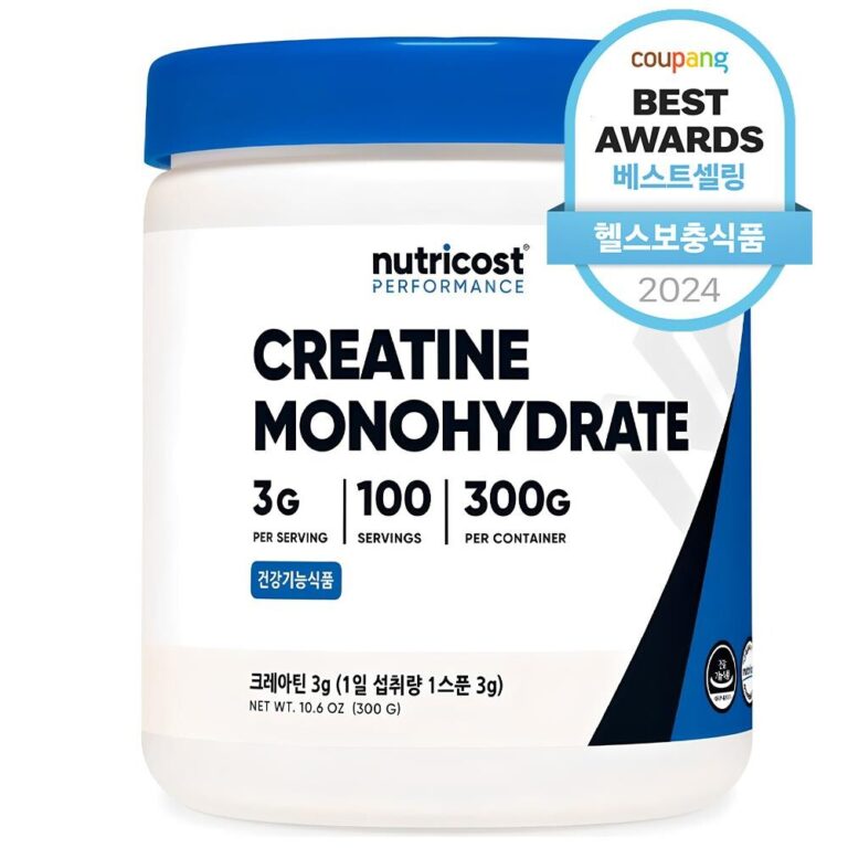 뉴트리코스트 크레아틴 분말, 300g, 1개 정보와 후기 추천~~★