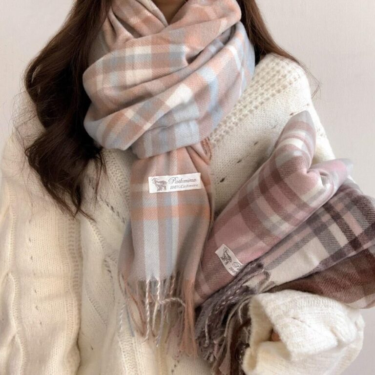 오늘 구매 블루씨티 보들 체크 캐시 목도리 머플러 추천 상품 & 후기~??