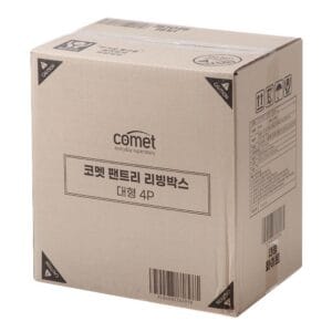 [추천 상품] 코멧 홈 심플한 리빙박스 팬트리 정리함 L, 화이트, 4개 정보 후기👆