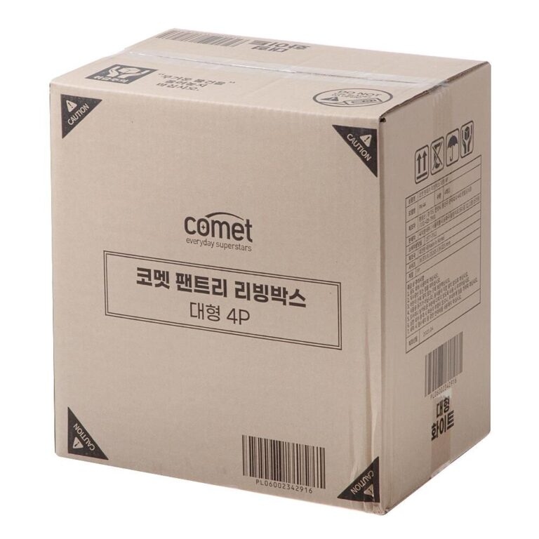 [추천 상품] 코멧 홈 심플한 리빙박스 팬트리 정리함 L, 화이트, 4개 정보 후기👆