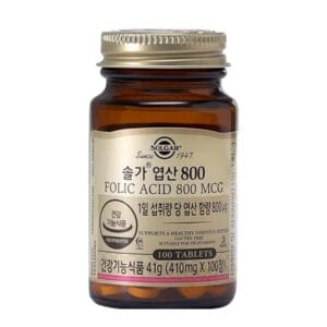 솔가 엽산 800, 100정, 1개 정보와 후기 추천~??